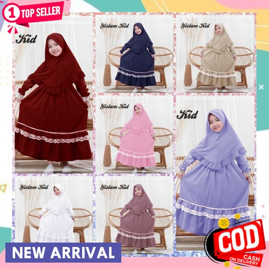 Baju Anak Muslim Terbaru 2023 Dress Anak Muslim Terbaru 2023 Games Brokat Anak Terbaru 2023 Gaun Pes