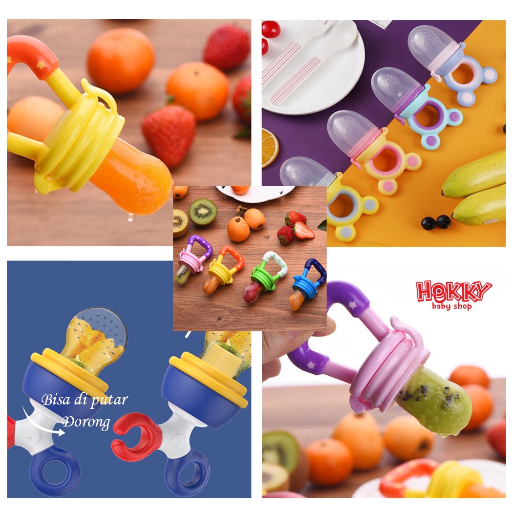 HK Empeng Gigitan Buah | Sayuran Bayi Lucu Dot Bayi | Baby Fruit and Food Feeder | MPASI Pacifier