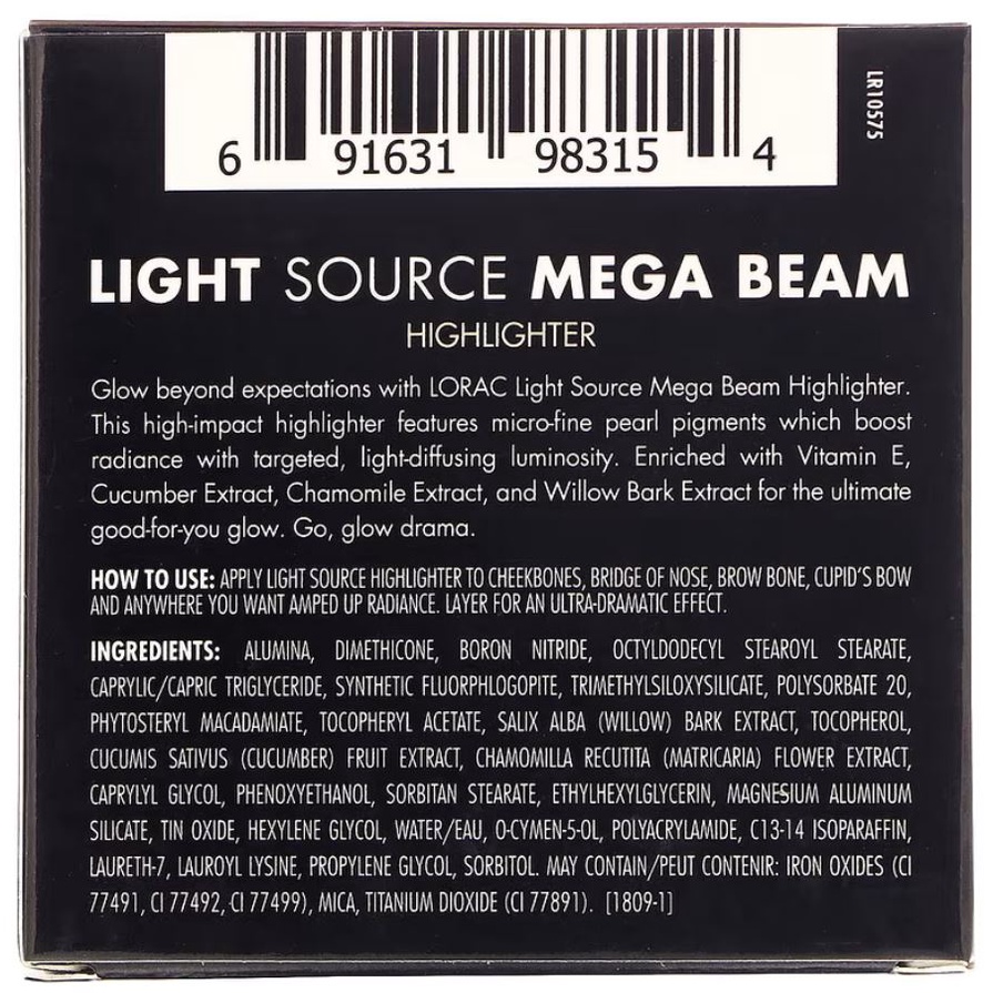 Lorac Highlighter Mega Beam (6.5 gr) Gilded Lily Shades Highlighter Wajah Pipi ORI USA