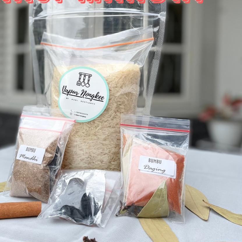 

▲ Nasi Mandhi | Beras Basmati 1kg dengan Bumbu Nasi Mandhi | Nasi Mandhi Instan ☝