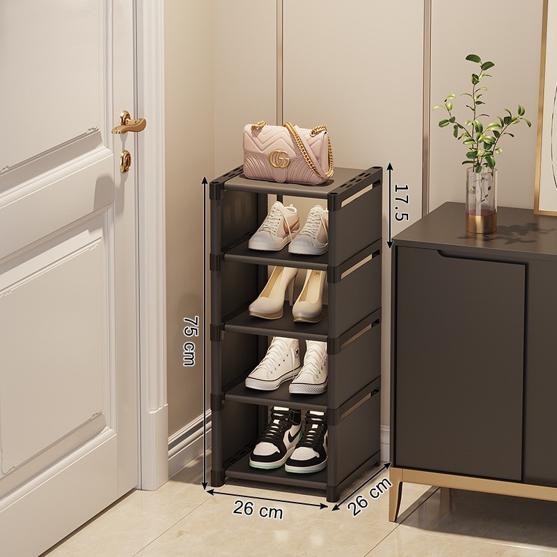 Rak Sepatu Susun Rak Sepatu Aesthetic Serbaguna Portable Rack Cabinet Storage Organizer Tempat Sandal Buku Minimalis 1027