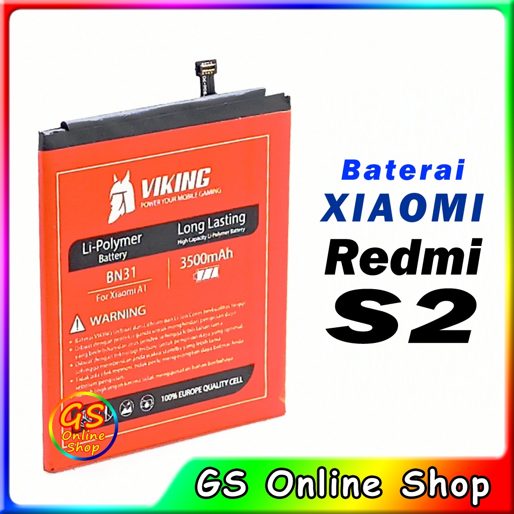 Baterai Xiaomi Redmi S2 Viking BN31