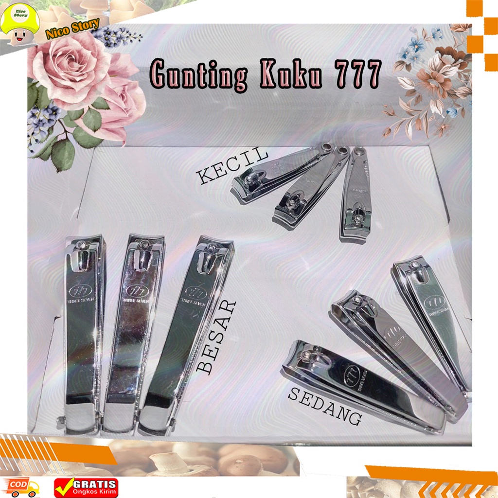 (NCS) Gunting Kuku 777 Besar / Sedang / Kecil THREE SEVEN