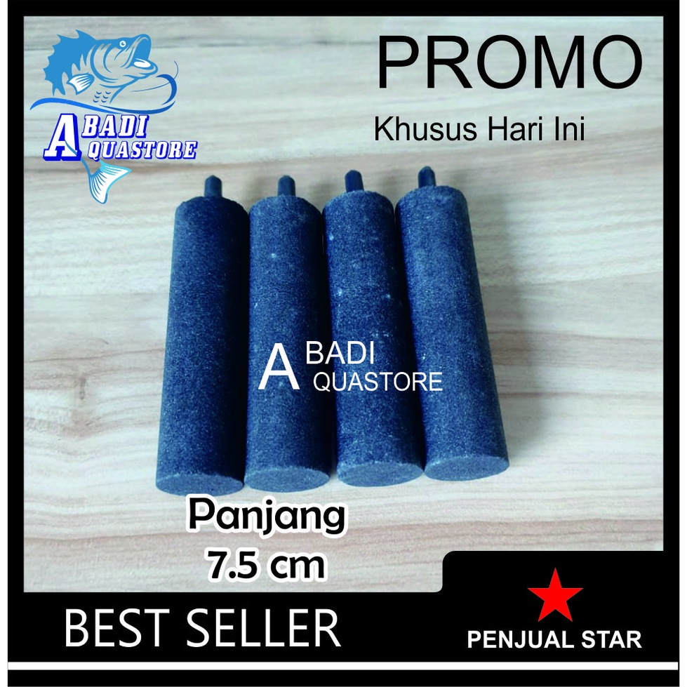 Batu Aerator PANJANG 7,5 CM - Batu Gelembung - Batu Aerator - Batu Aerasi - Airstone