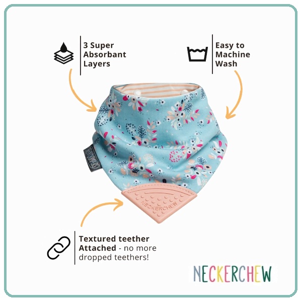 Cheeky Chompers Neckerchew | Celemek Gigitan Bayi