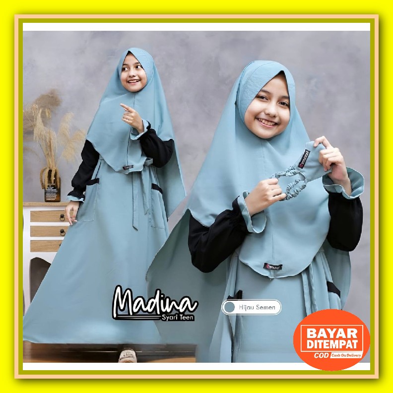Gamis Anak Perempuan Terbaru 2023 Maxi Remaja Maxy Pesta Modern Baju Dres Kids Lebaran Kekinian Gham