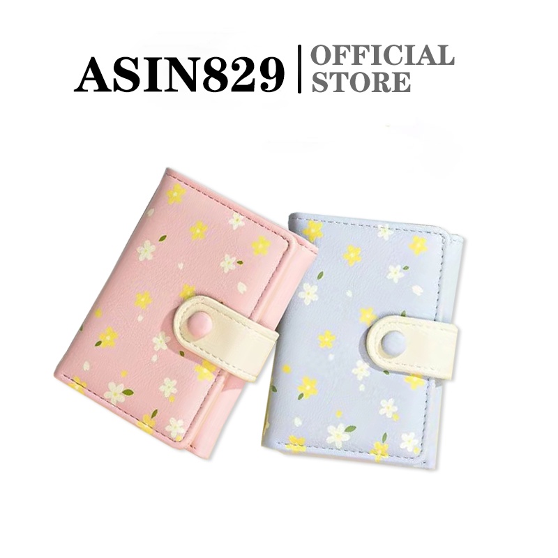 ASIN829 Dompet Lipat Mini Wanita D249 Dompet Wanita Fashion Cetak Pola Dompet Wanita Lucu / Dompet Mode Wanita Impor / Dompet Koin Tipis Mini