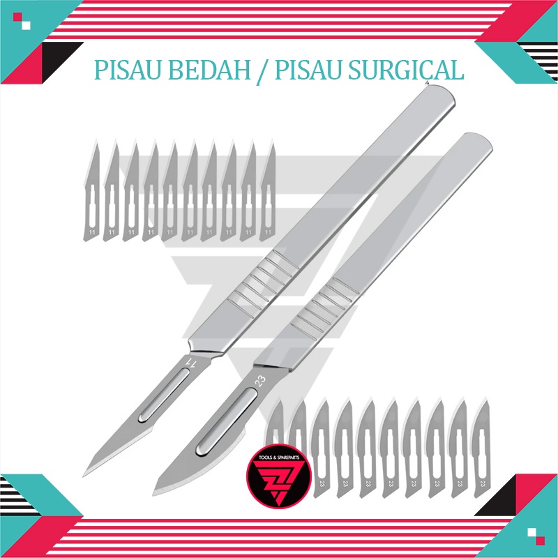 Pisau Surgical / Pisau Bedah Steril / CR3 / CR4 / Mata pisau bedah / Pisau Potong / Pisau Ukir