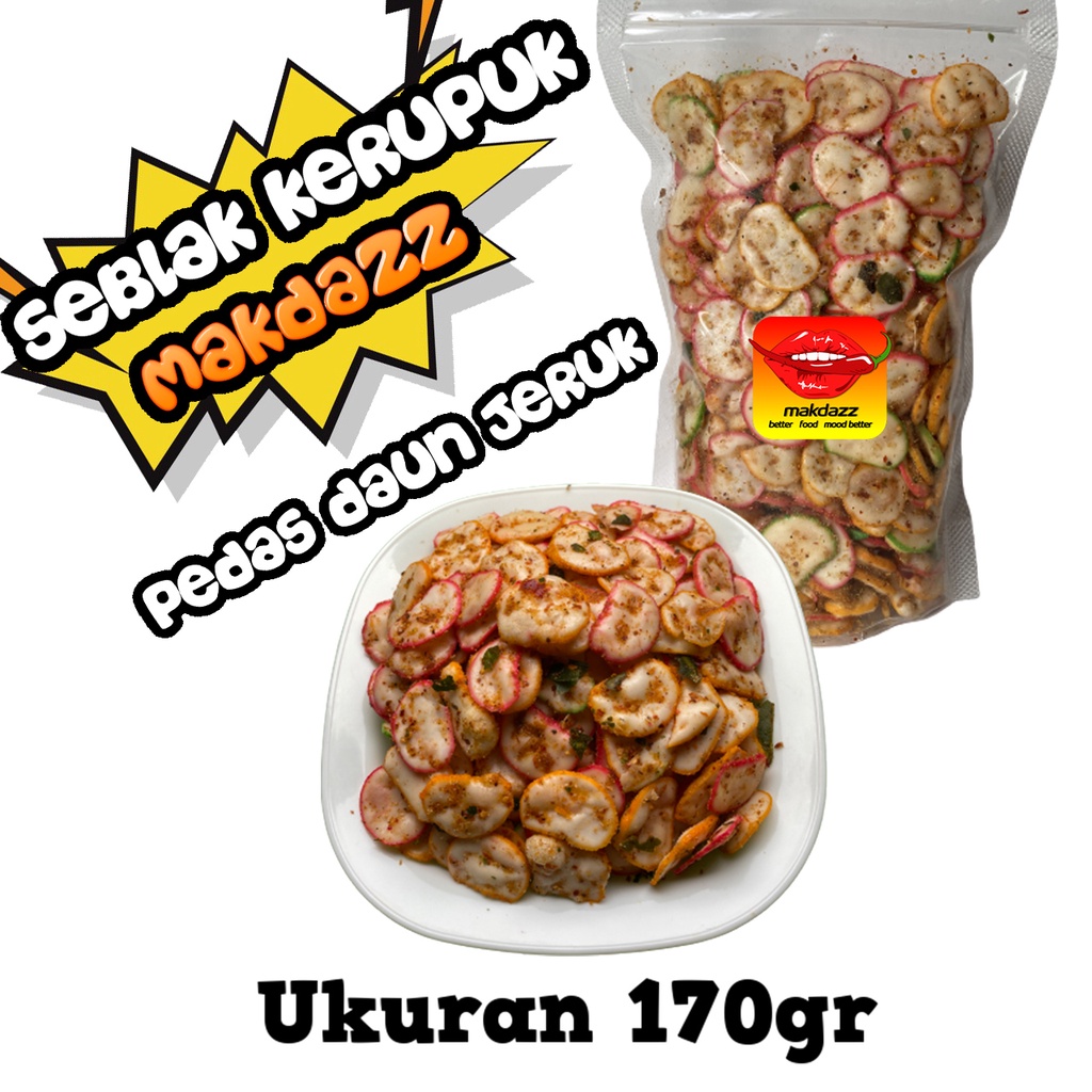 

Kerupuk Seblak Sebring Seblak Kering Cikur 130gr