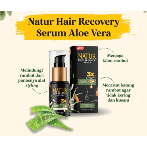 NATUR Hair Care Perawatan Rambut Conditioner | Hair Mask | Shampoo | Hair Vitamin | Hair Serum | Hair Tonic