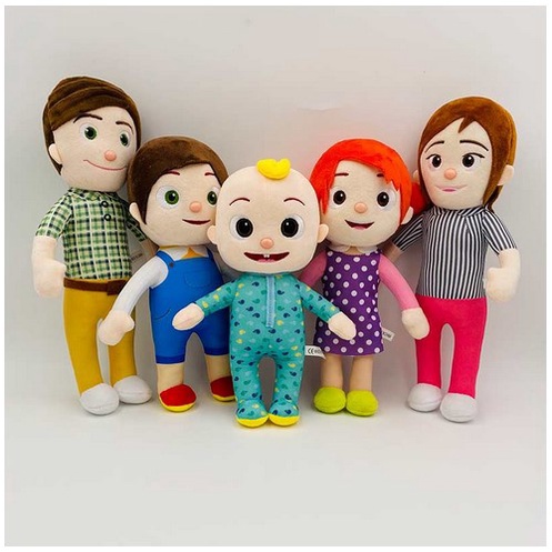 Boneka coco melon family 30cm Bahan halus Lembut