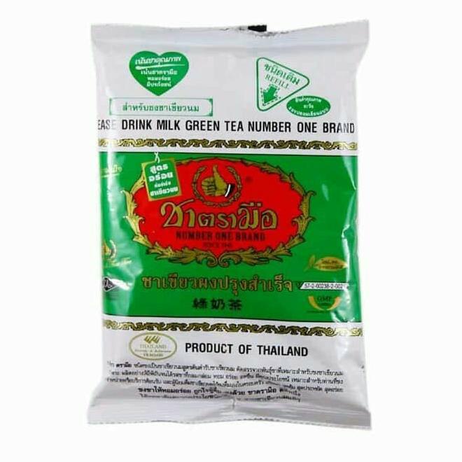 

8.8 Thai Tea Green tea greentea mix cha tramue original thai land 200gr