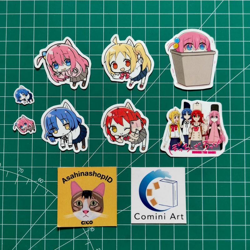 

Stiker Chibi Bocchi The Rock (Sepaket) Vinily Glossy - Stiker anti air