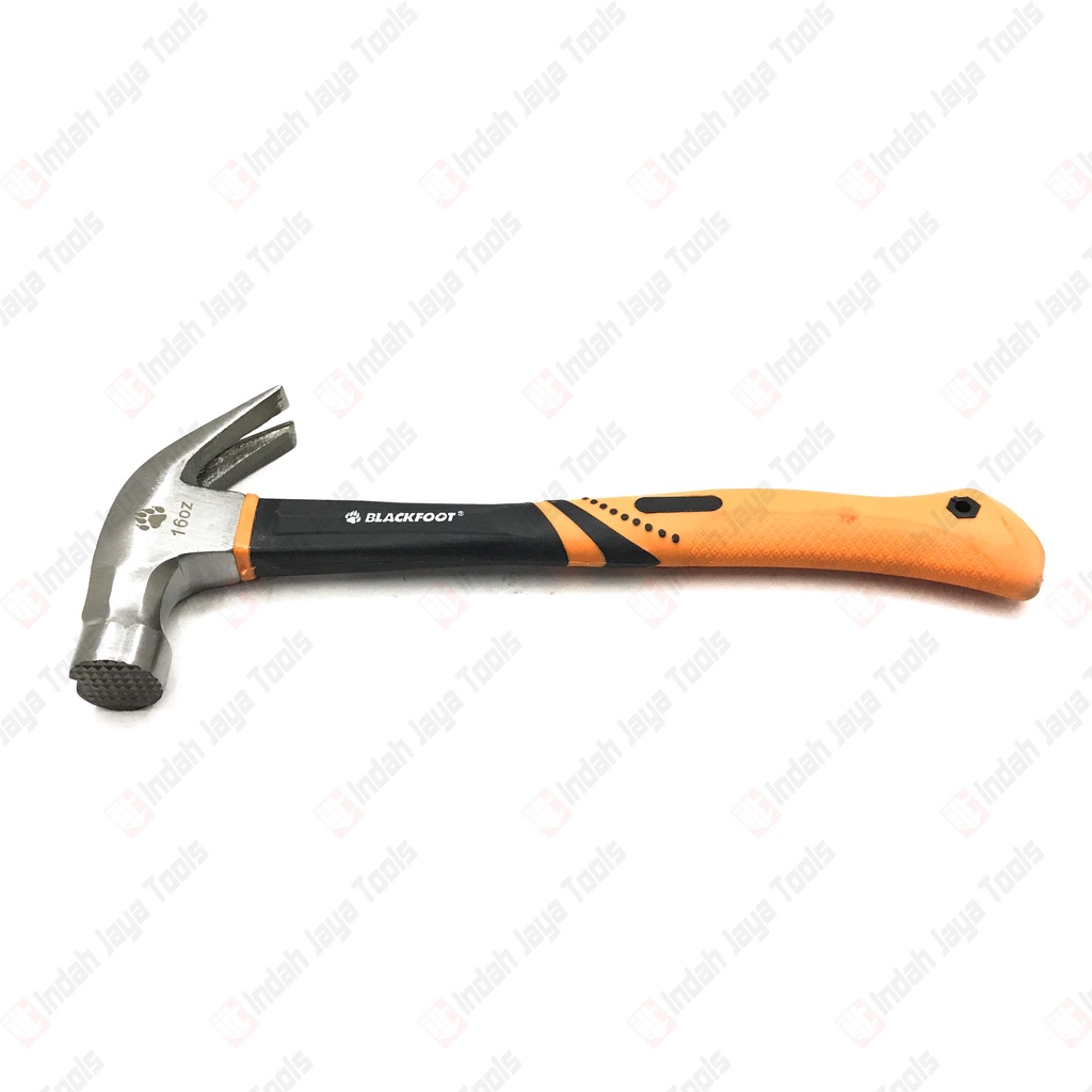 BLACKFOOT Palu Kambing 16 Oz Gagang Fiber 0.5 Kg Claw Hammer Cungkil