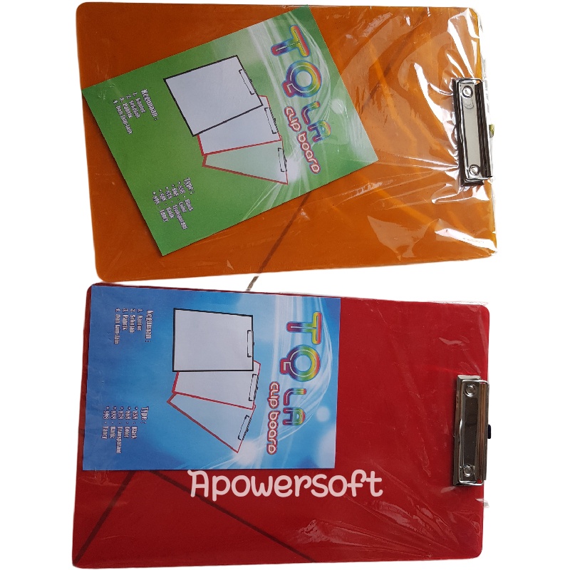 

Clipboard - Alas Papan Ujian - Clipboard Transparant TERMURAH - Papan Dada - Papan Klip