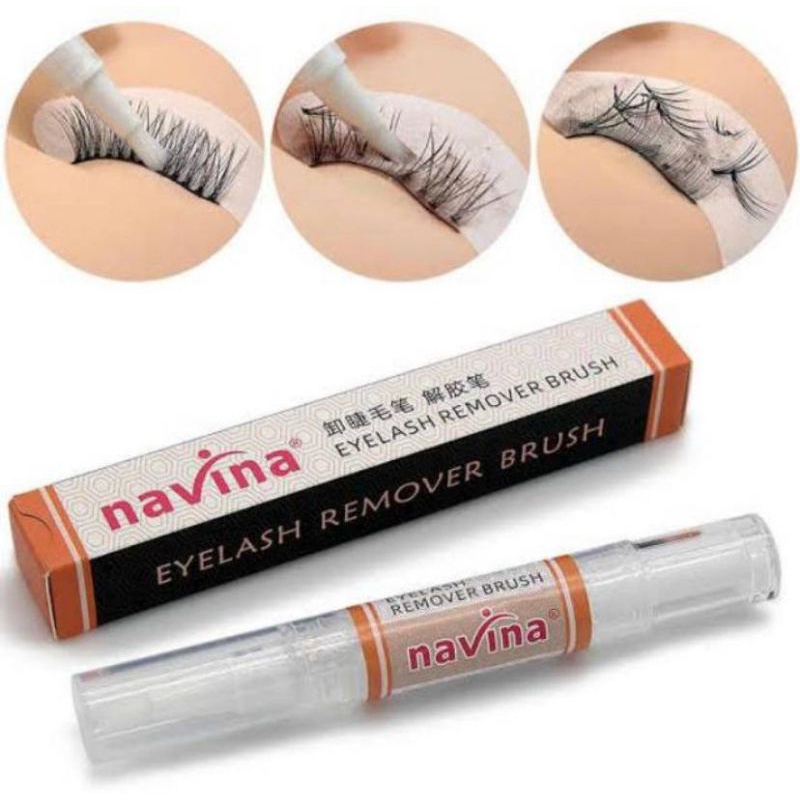 LASH GLUE REMOVER Navina BRUSH Eyelash/ Remover Brush