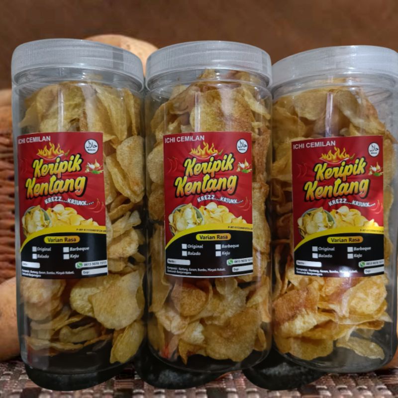 

KERIPIK KENTANG DIENG/ KERING KENTANG 50gr, 100gr, 150gr