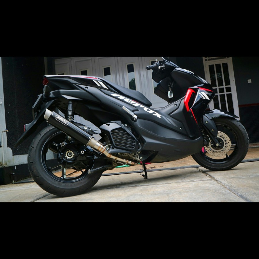 Knalpot Yamaha Aerox 155 Old Aerox 155 Connected Tipe Hc Black