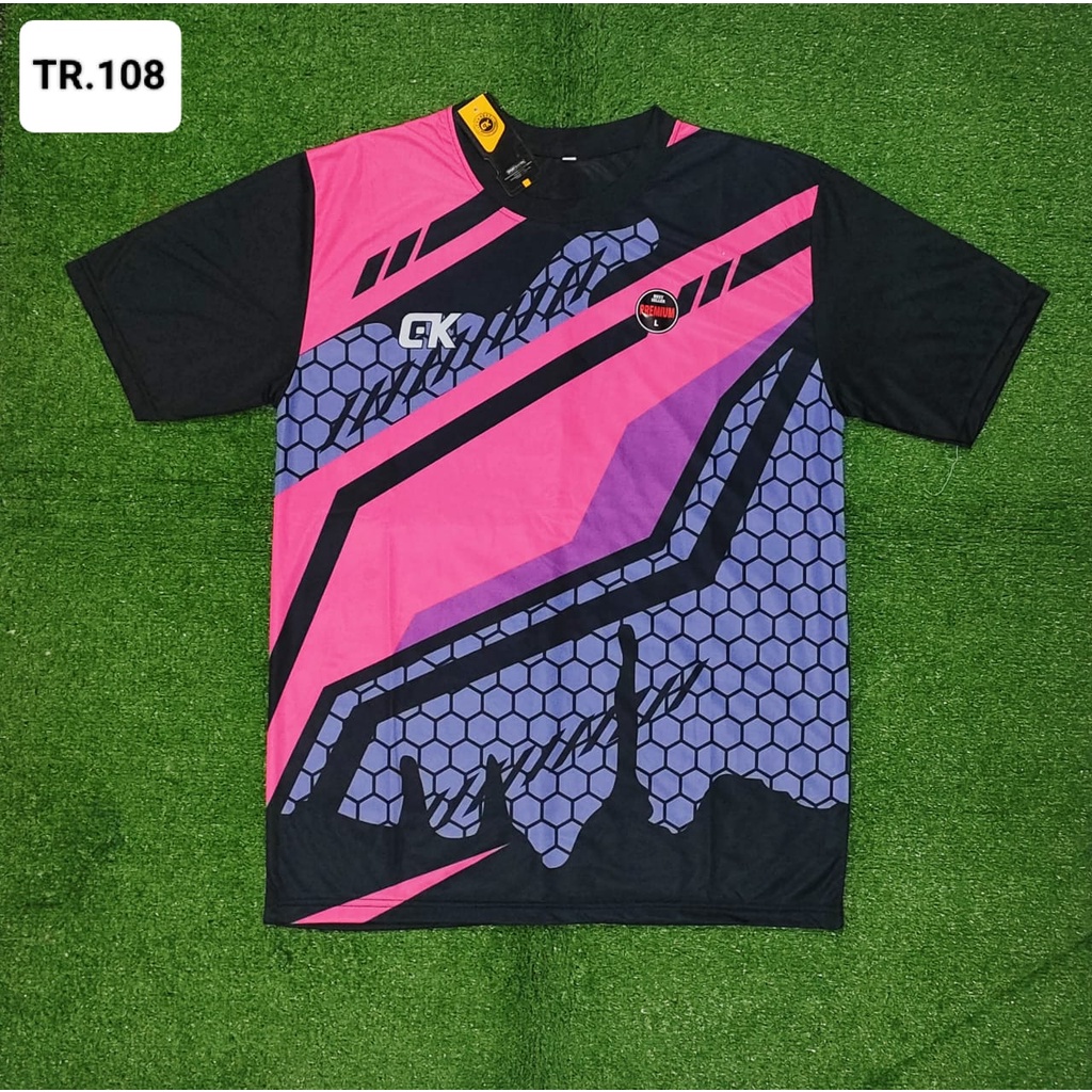 KAOS  ATASAN VOLI KAOS WANITA IMPORT BAJU VOLI PREMIUM KAOS OLAHRAGA PRINTING BAJU BADMINTON COD