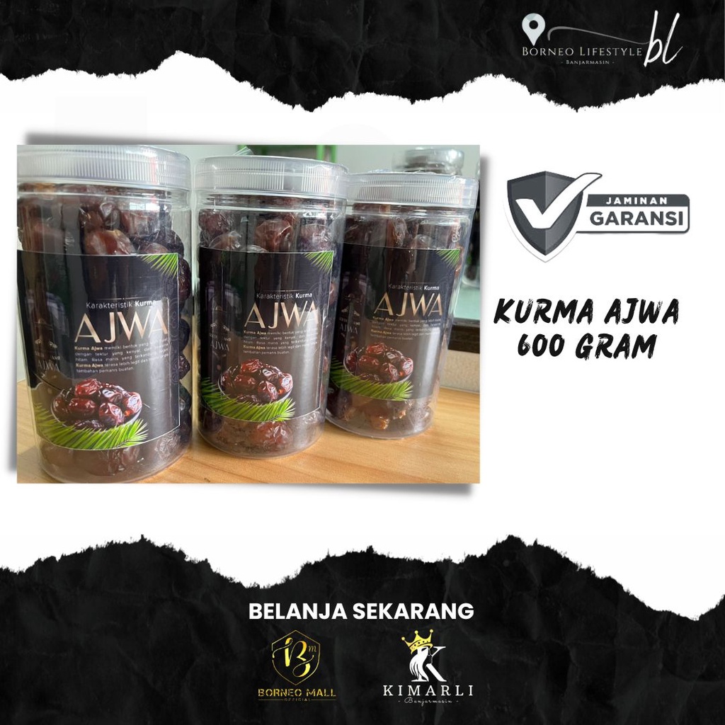 

BM453 // Kurma Ajwa 500gr By Borneo Mall