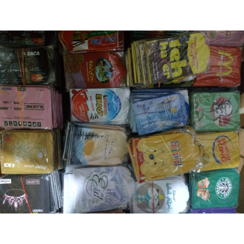 Amplop Lebaran Angpau Motif Aestetik Muslim Snack Karakter Kartun