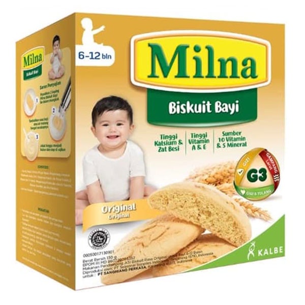 MILNA BISCUIT ORIGINAL + DHA 130 GR