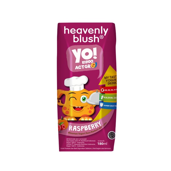 

HEAVENLY BLUSH YO YOGURT DRINK RASPBERRY PUMPKIN 180 ML