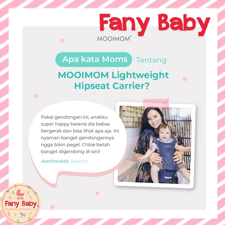 MOOIMOM LIGHTWEIGHT HIPSEAT / GENDONGAN BAYI