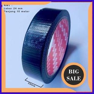 

Lakban Kain Hitam atau Cloth Tape Hitam Sedang 1 inchi 24mm x10m FASTER 1M4R23 limited stock