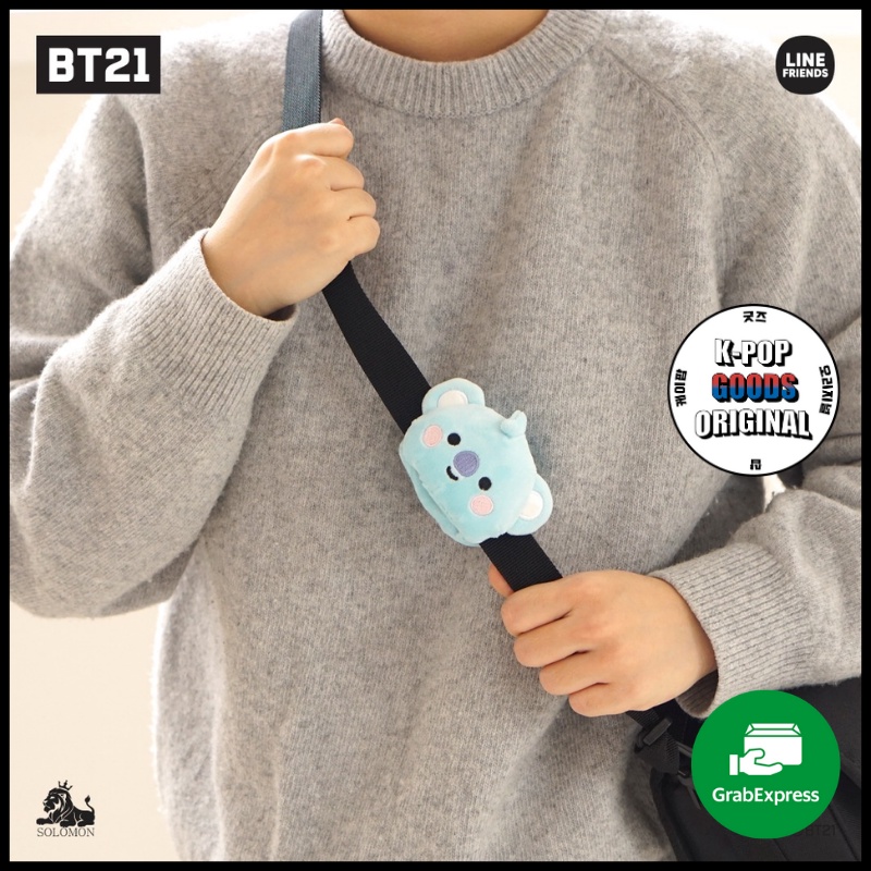 OFFICIAL BTS X BT21 Crocodile Hair Clip / Jedai Rambut BT21