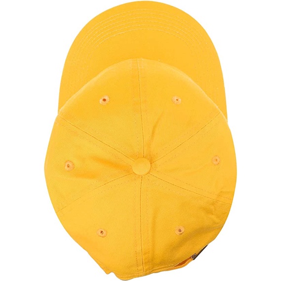 Topi Baseball Caps Kuning Pria Wanita Ukuran Dewasa Ring Belakang Besi