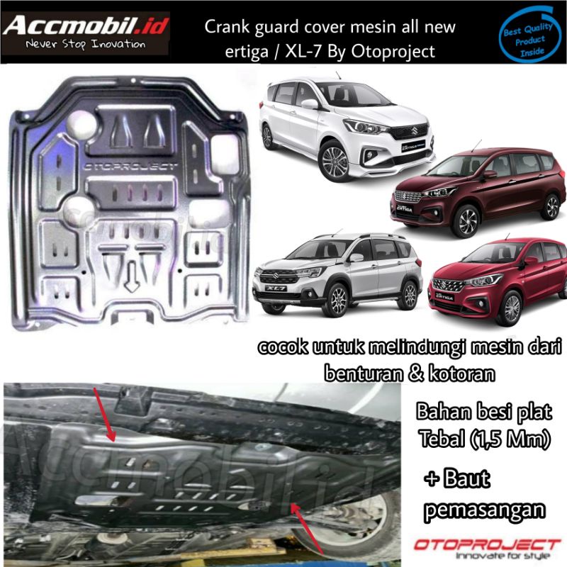 crank guard all new ertiga / xl7 xl 7 cover engine pelindung mesin bawah by otoproject