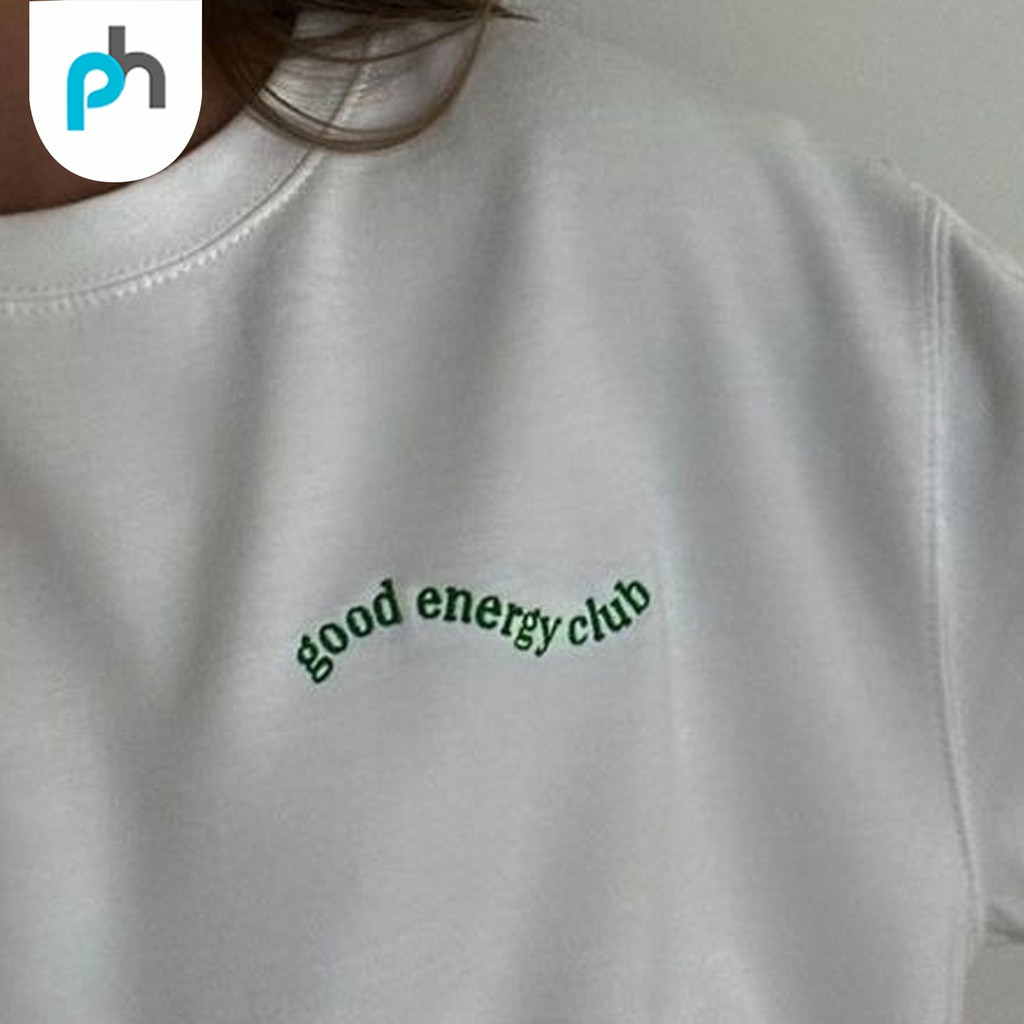 PABRIKHOODIE- BASIC SWEATER GOOD ENERGY M-XXL (SABLON) {PRIA &amp; WANITA}