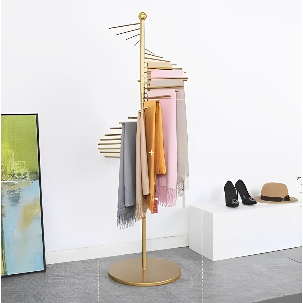 Standing Hijab Besi / Gantungan Hijab Besi / Rak Hijab / Tempat Hijab / Hijab Rack aestetic