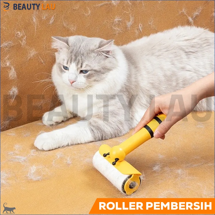 ROLL PEMBERSIH BULU KUCING ANJING DI BAJU DAN KARPET PET HAIR REMOVAL LINT ROLLER PENGHILANG BULU KUCING DI PAKAIAN