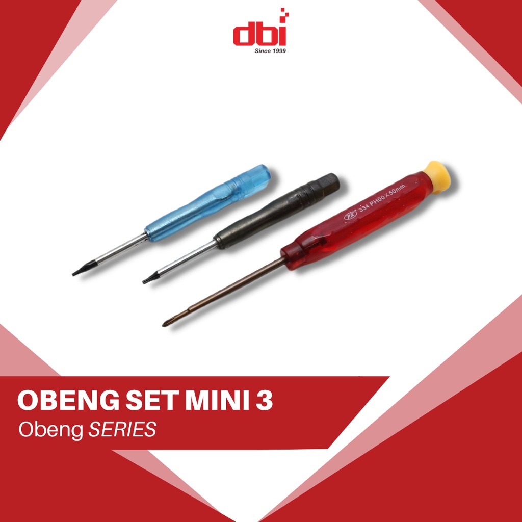 Obeng Set Magnetik Mini T5 T6 Plus + 1.5, 2.0, 3.0, Y3.0, Star 0.8 untuk Perbaikan HP Android Jam Kacamata