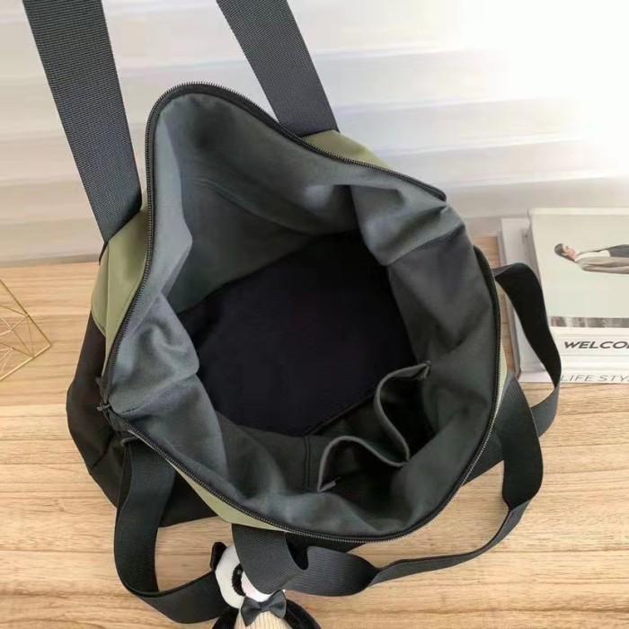 Tas Totebag Tas Gym Tas Travel Tas Jinjing Nilon Wanita Import 619543