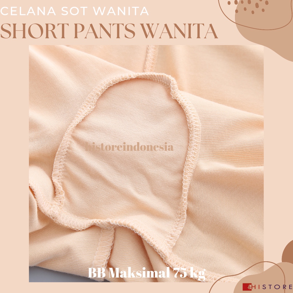 [HI] Short Pants Wanita Seamless Fit 251 Celana Pendek Ketat CD BB Maksimal 75 kg