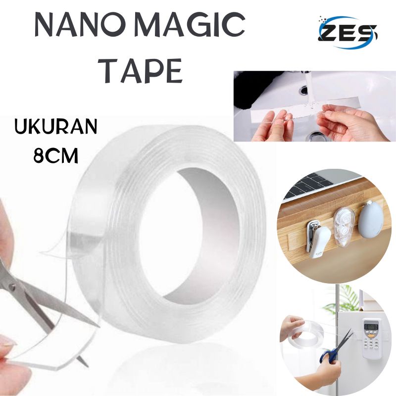 

NM01-Nano Magic Tape 1M Double Tape Selotip Isolasi Dua Sisi Tebal 2mm