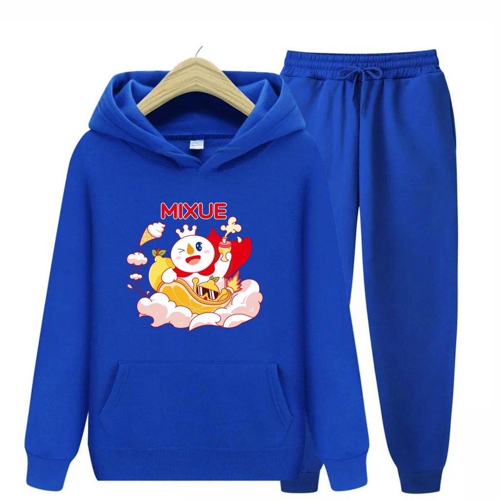 FenishaStore MIXUE ICE CREAM Sweater Hoodie Atasan Dan Setelan Anak Usia 4-13+Tahun Bisa Bayar Ditempat COD