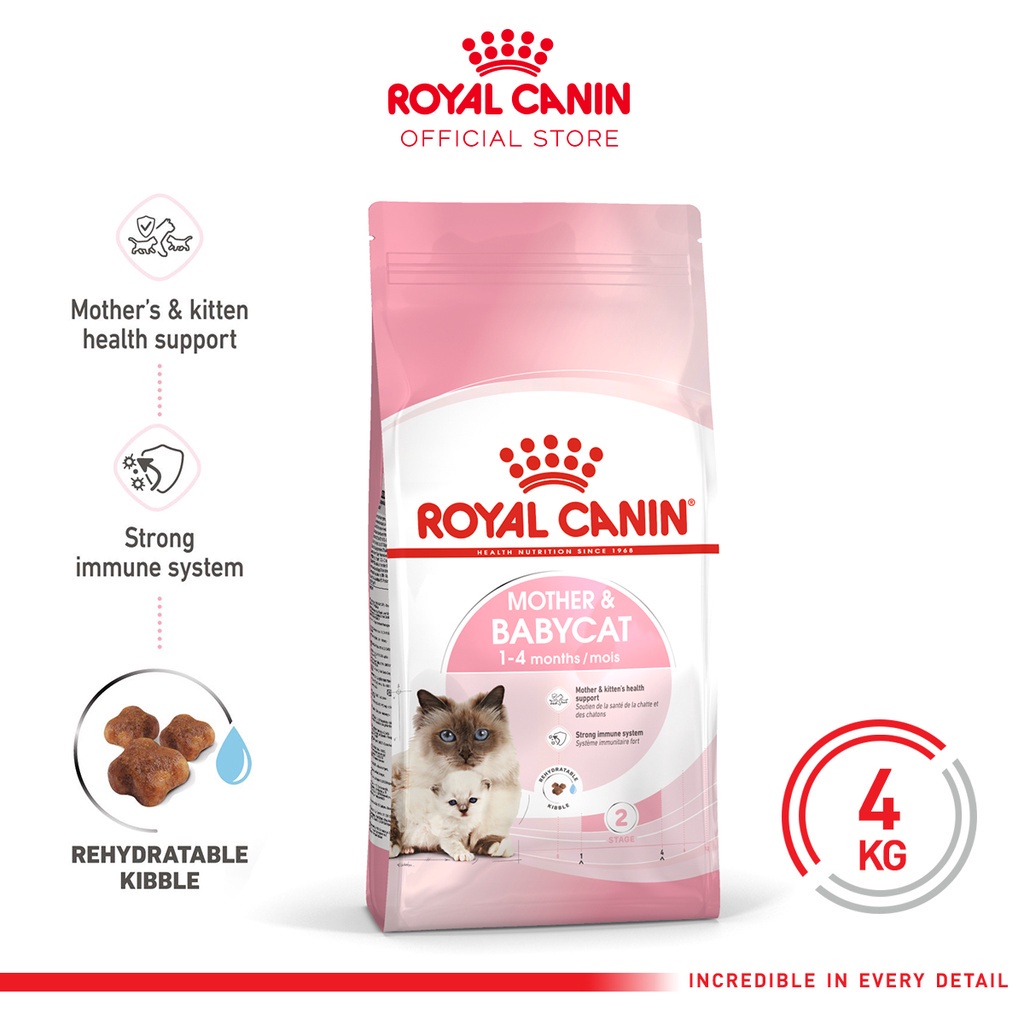 ROYAL CANIN MOTHER & BABYCAT 4KG / MAKANAN KUCING ROYAL CANIN MOTHER BABY CAT 4 KG