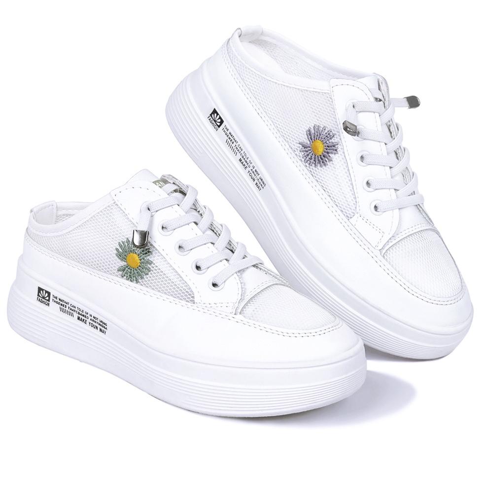 REKOMENDASI DNY Sepatu Sandal Korea Sendal Wanita Putih Import Cantik Sepatu Sendal Perempuan Murah 