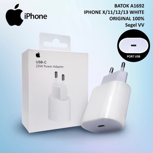 BATOK CHARGER IPHONE 20W FAST CHARGING FLASH CHARGE QUICK CHARGER CAS HP PENGISIAN DAYA CEPAT ORI OR