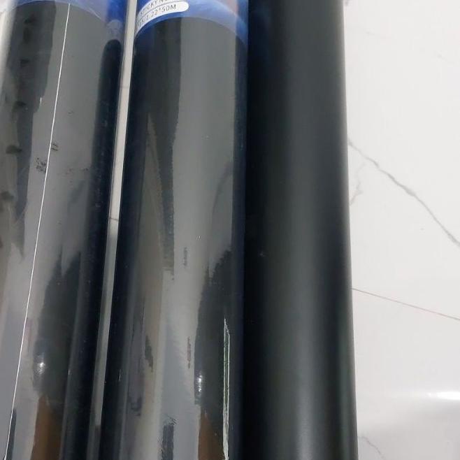 ✷ Stiker hitam doff 1 roll isi 15 meter ✪