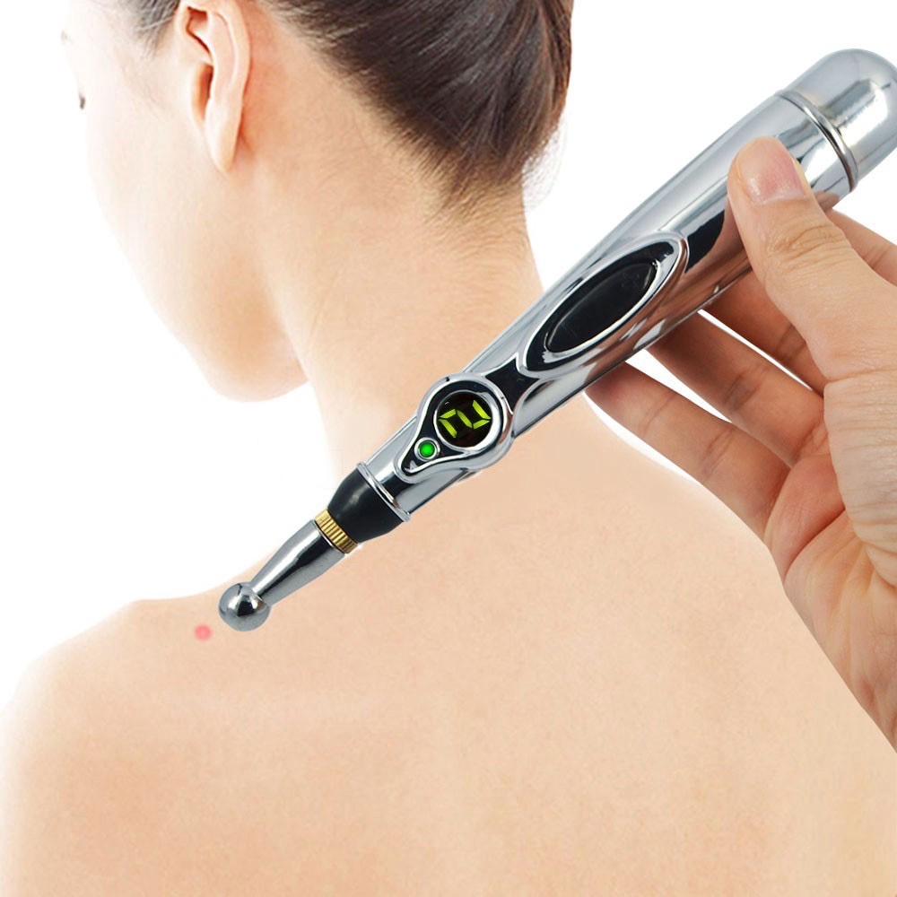 Meridian Massage Pen Akupuntur Laser Therapi - Pulpen Pijat Refleksi Terapi Kesehatan Meridian Energy Original