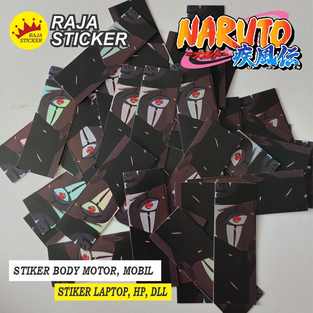 Stiker sticker hologram anime - naruto - kakashi hatake