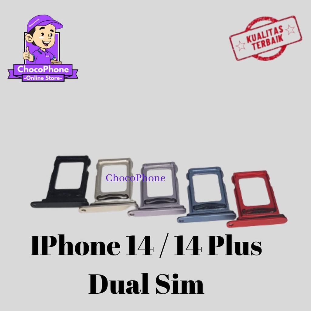 SIM TRAY IPHONE 14 / PLUS DUAL SIM ORIGINAL SLOT SIMTRAY