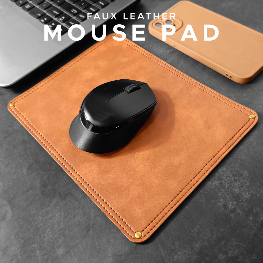 Mouse Pad alas mouse pointer leather premium CUSTOM LASER (TUFFEL)