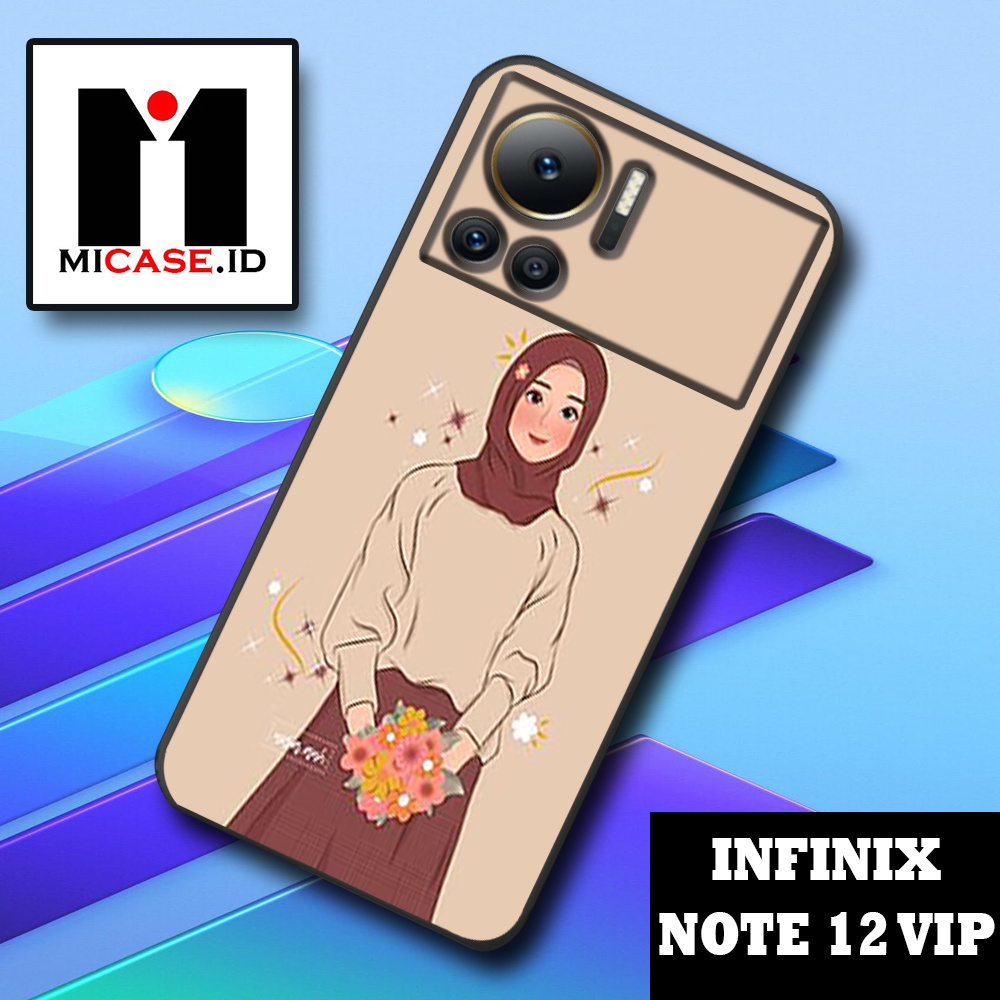 Case INFINIX NOTE 12 VIP - Casing INFINIX NOTE 12 VIP Fashion Case Terbaru 2022 MI.CASE [ HIJAB ] So