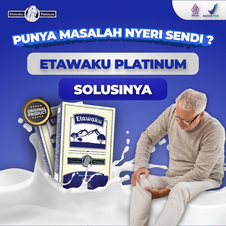 

Etawaku Platinum - Susu Kambing Etawa Bubuk Murni Rendah Gula Tinggi Kalsium Atasi Nyeri Sendi Menjaga Kesehatan & Kepadatan Tulang Cegah Osteoporosis Gangguan Pernafasan Asma Batuk Isi 200gr